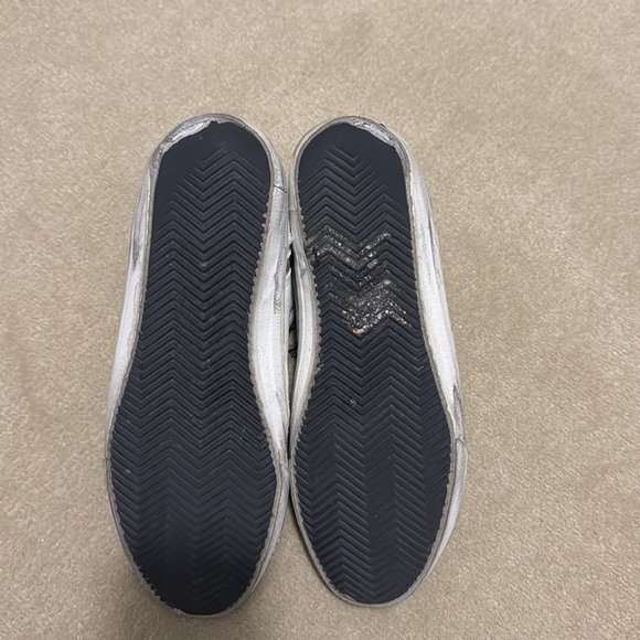 Men’s Golden Goose Distressed Leather High Top Sneakers - Picture 4 of 6